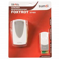 Zamel Звонок FOXTROT беспроводной радиус действия 60м (питание от розетки 220В)