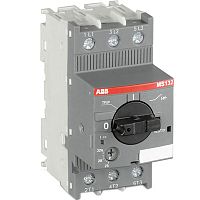 ABB MS132-25 50кА Автоматический выключатель с регулир. тепловой защитой 20A-25А,класс тепл.расц.10